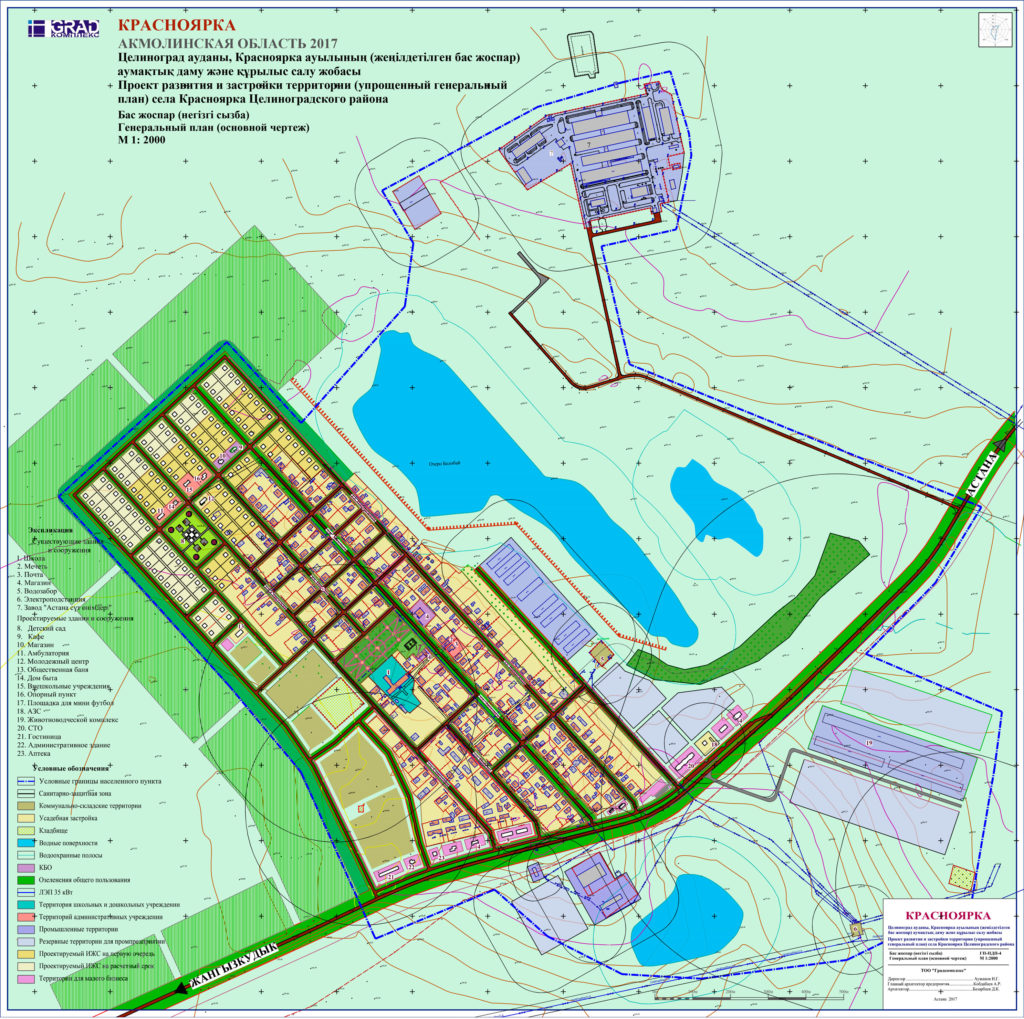 Карта акмолинской области